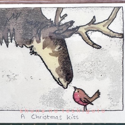 SHUNA英国TBM插画圣诞新年贺卡3