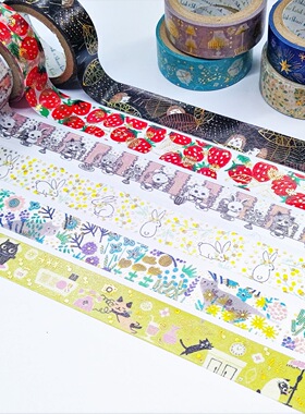 「SHUNA」加藤真治ShinziKatoh设计  芭蕾少女猫日本和纸胶带