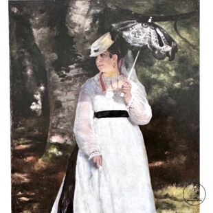 「SHUNA」雷诺阿与爱情:欢乐的现代性 进口印象派原版名画明信片