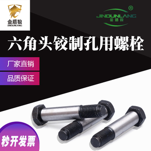 定位螺栓 高强度塞打螺丝m20m22×100 铰制孔螺栓gb27 外六角螺丝