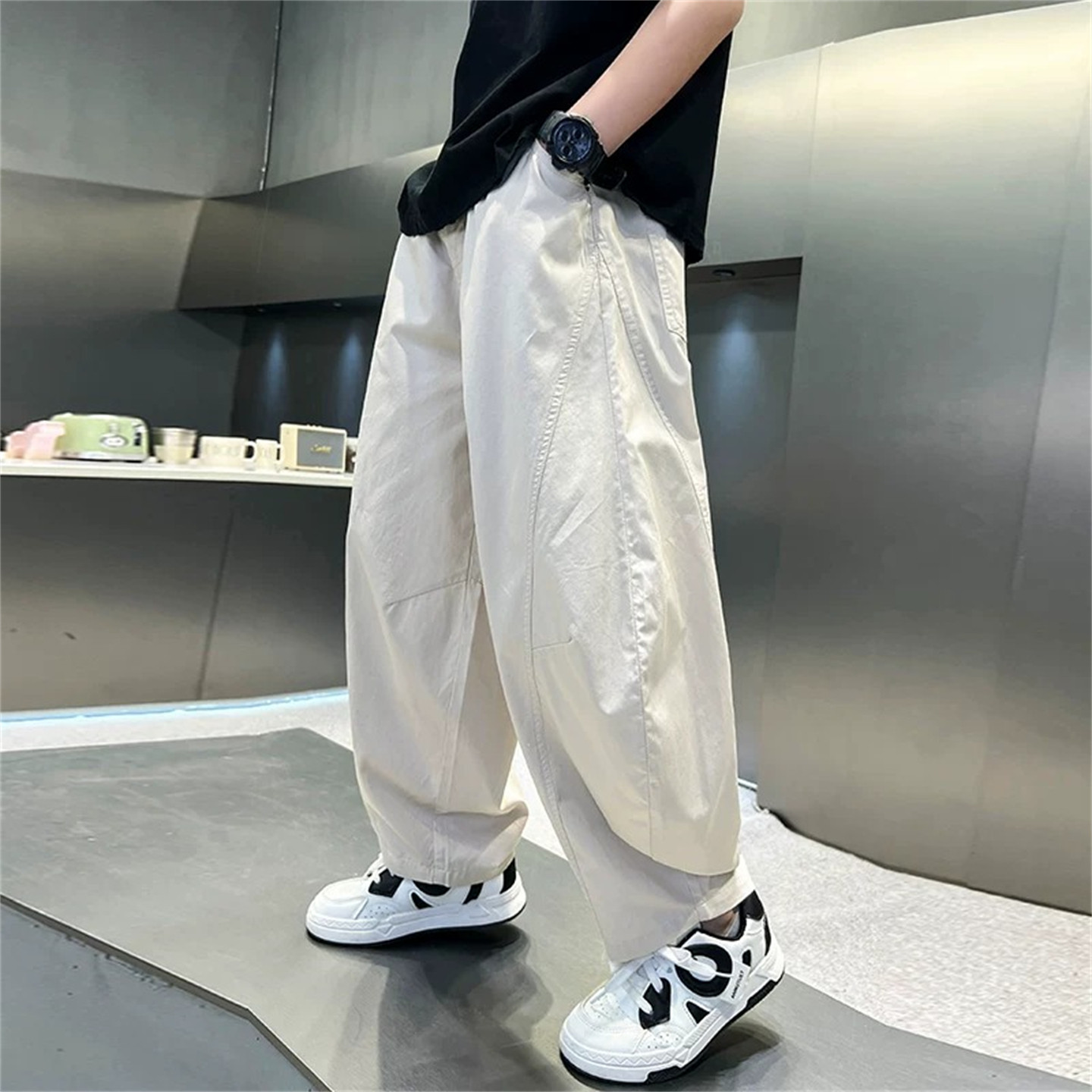 男童薄款长裤2026新款夏季儿童装男孩宽松休闲防蚊裤大童早春裤子