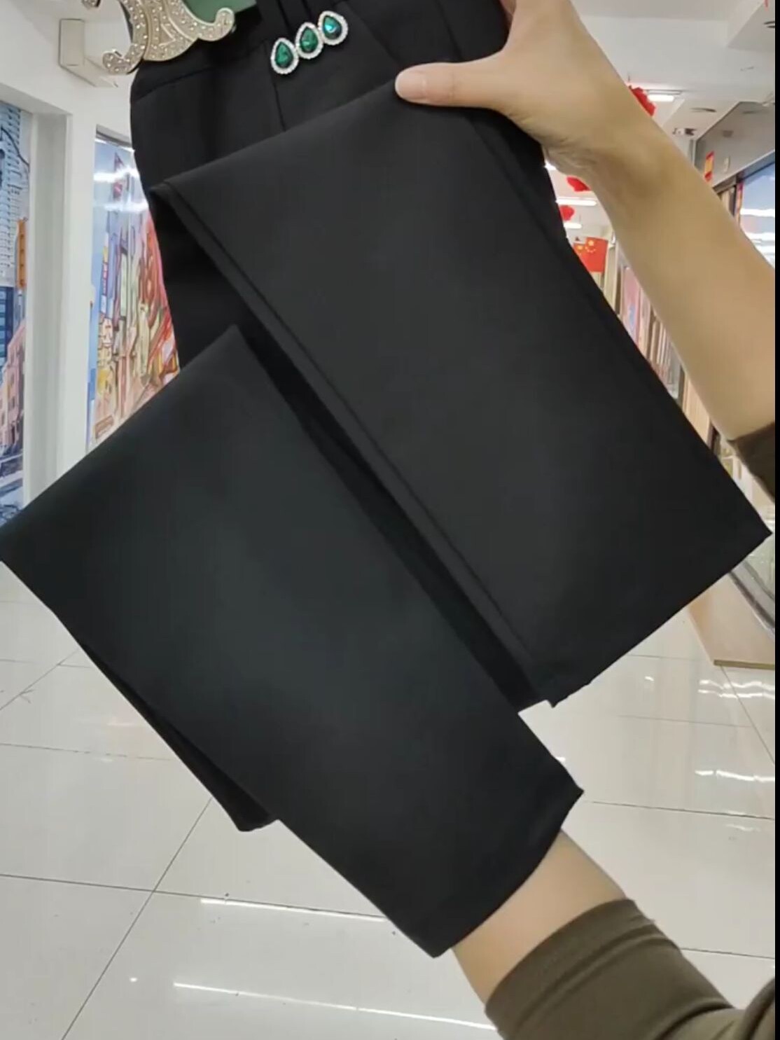 高腰显瘦休闲欧洲站2023新款