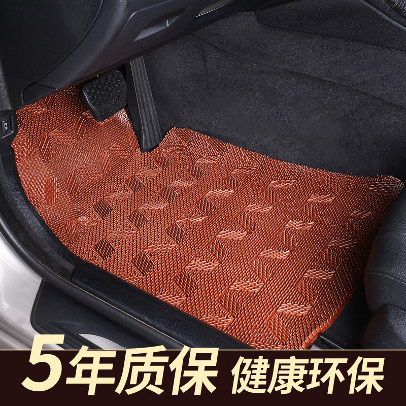 硅胶橡胶汽车脚垫可自己裁剪四季通用型加厚防滑防水脚垫厂家直销