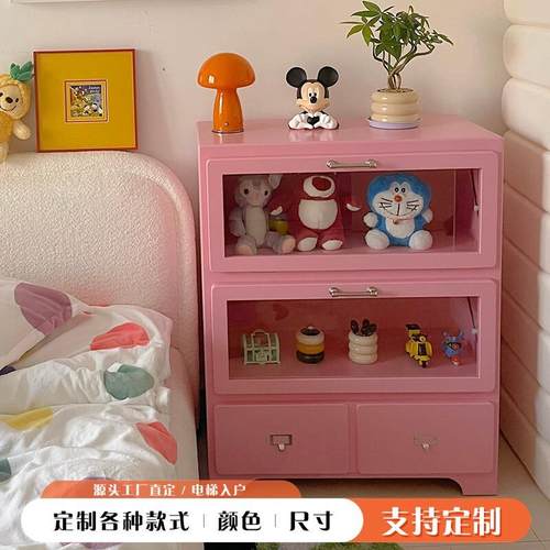 明烁家具 网红客厅收纳柜卧室储物柜 现代玄关装饰柜餐边柜手办柜