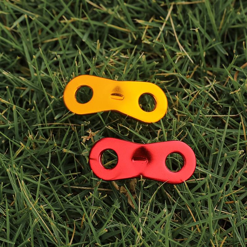 户外铝合金伞绳扣小号黑色双眼开口风绳扣露营帐篷配件拉绳止滑扣