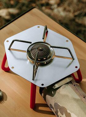 户外露营soto ST-310遮热板ST310炉头专用隔热板超轻不锈钢耐温板