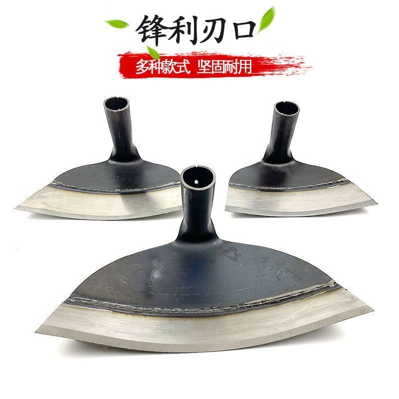锰钢锄头农用铲草神器加