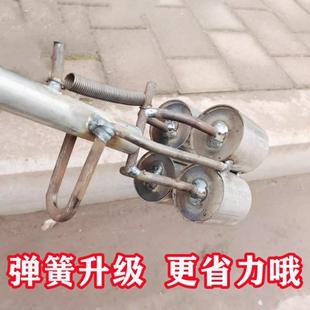 新款加弹簧玉米打泥坨神器育苗播种器营养肥球打孔器包谷种子模具