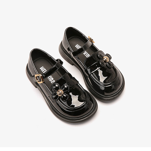 女童小皮鞋2025春秋新款