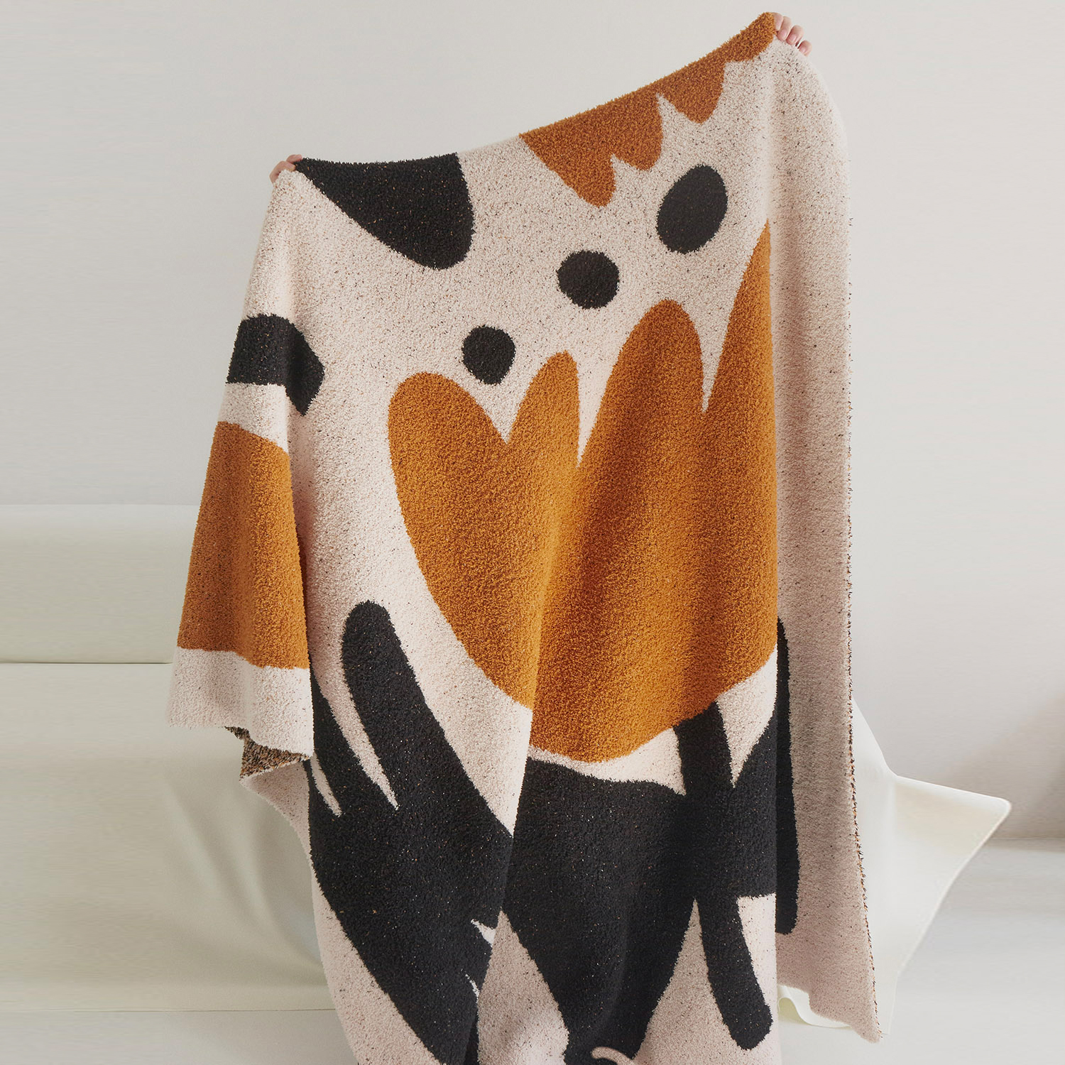 秋冬保暖简约加厚郁金香盖毯A类毛毯休闲毯沙发盖毯办公室午睡毯