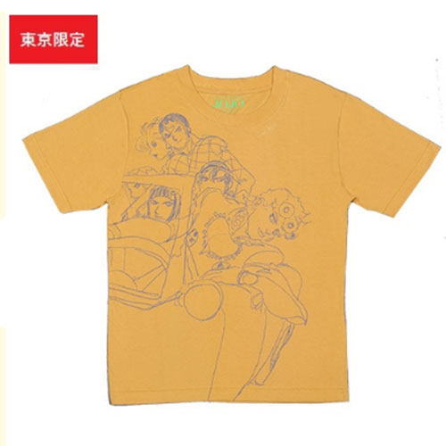 JOJO的奇妙冒险黄金之风荒木飞吕彦原画展五部T恤现货