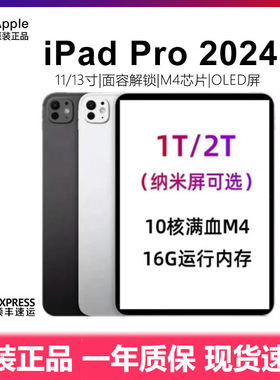 Apple/苹果 11/13 英寸 iPad Pro - 纳米纹理玻璃面板 2024新款M4