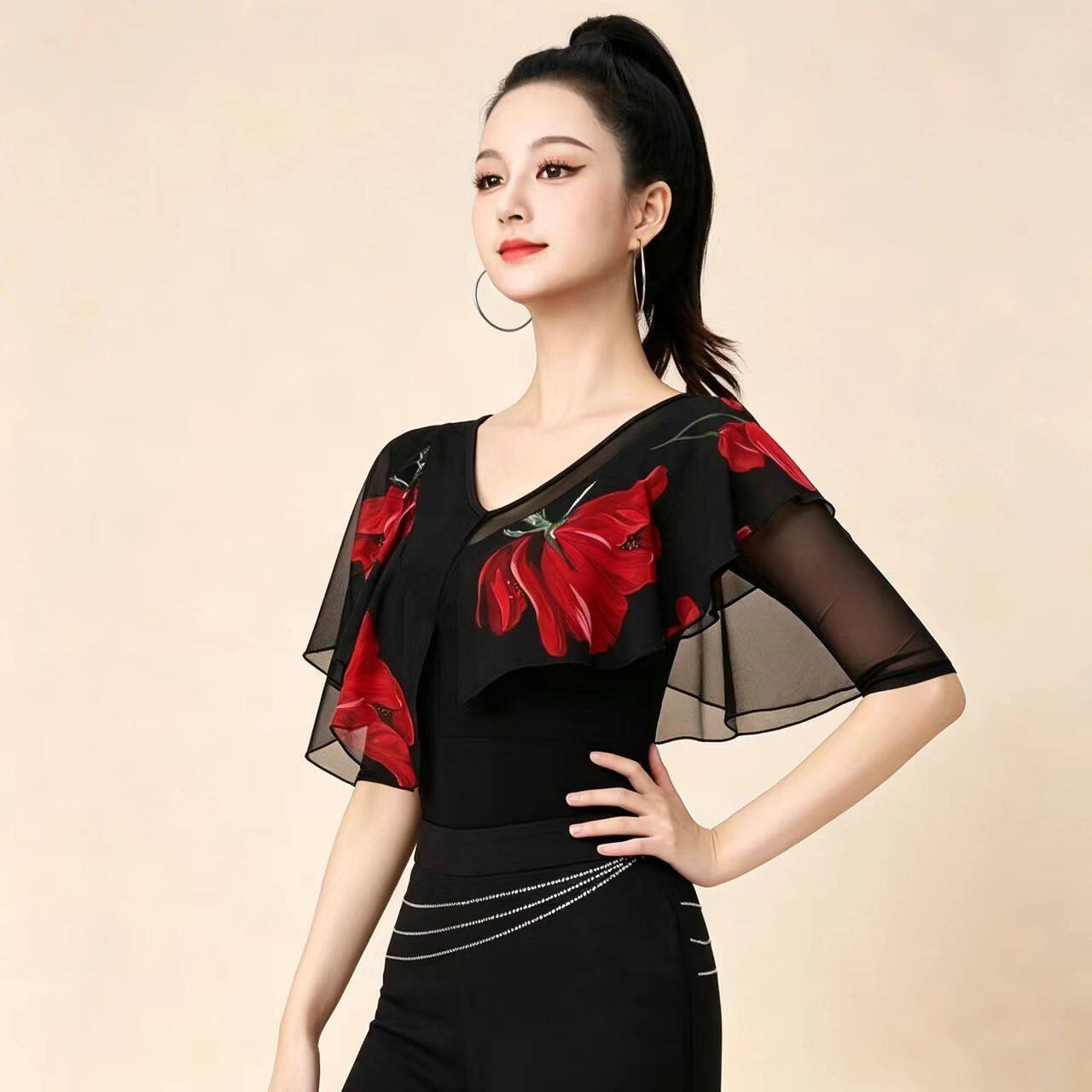 国标拉丁舞服夏装舞蹈练