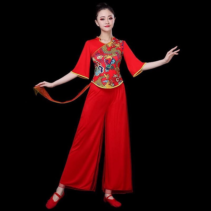 秧歌服新款套装跳广场舞