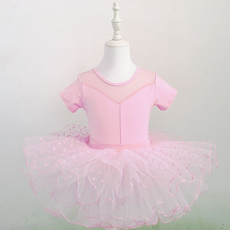 儿童舞蹈服练功服女童短