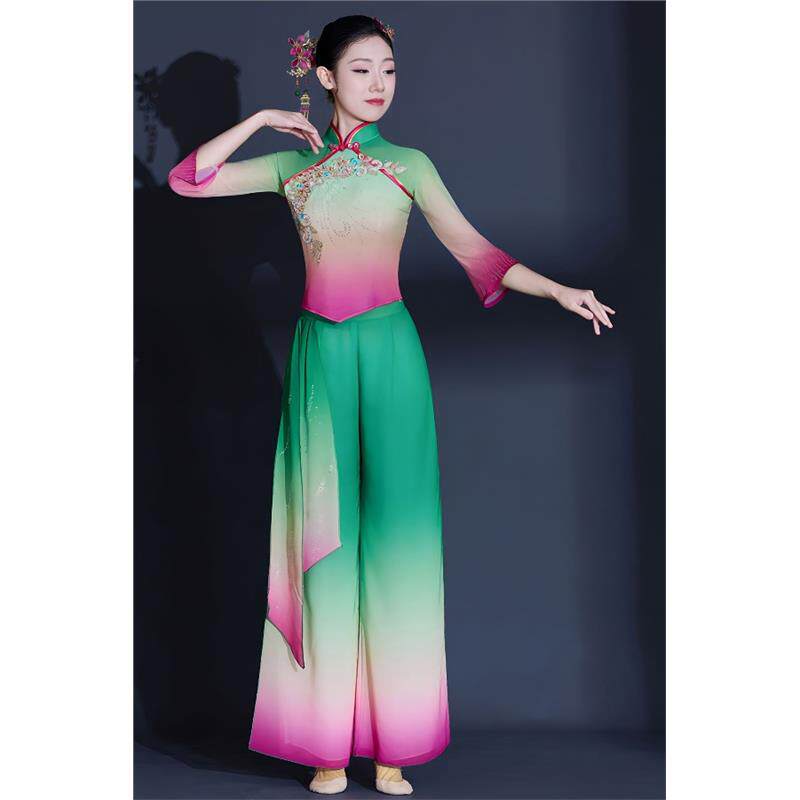 胶州秧歌服演出服女中国