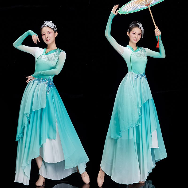古典舞演出服女飘逸中国