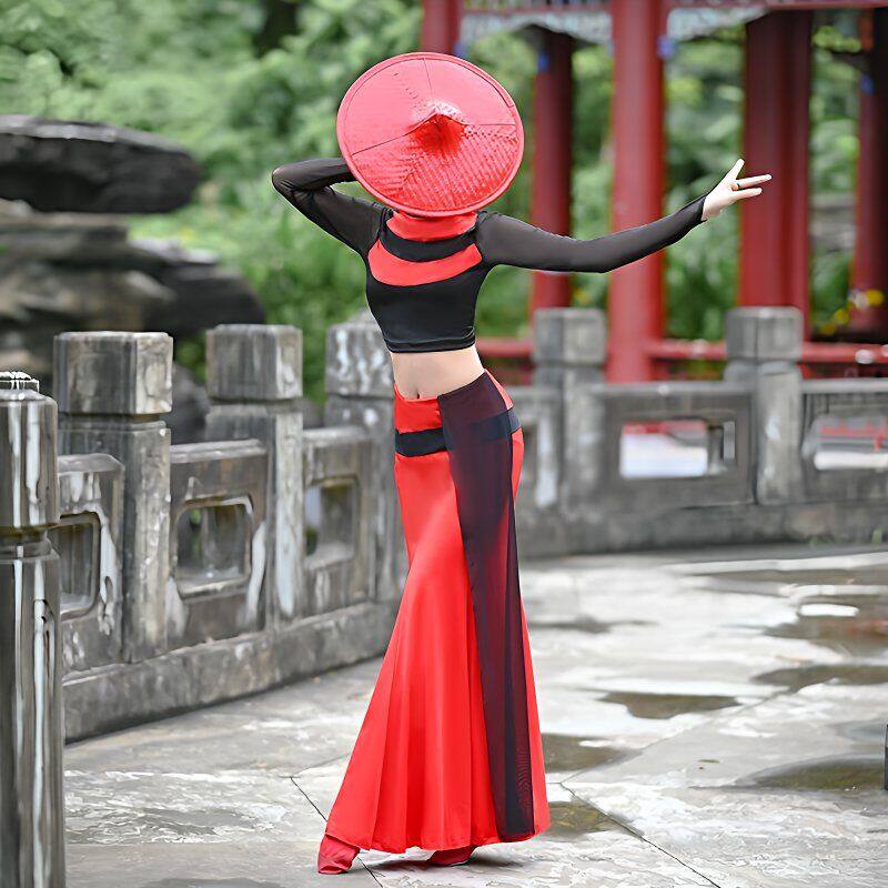 促销傣族舞服女群舞山灵