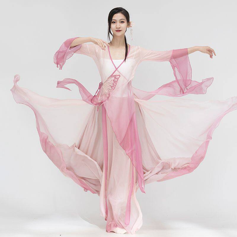 民族服饰古典舞女士渐变