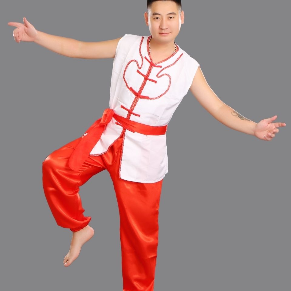 赛龙舟演出服装男款陕北