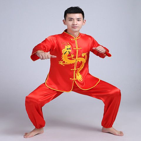 广场舞服装男士秧歌服民