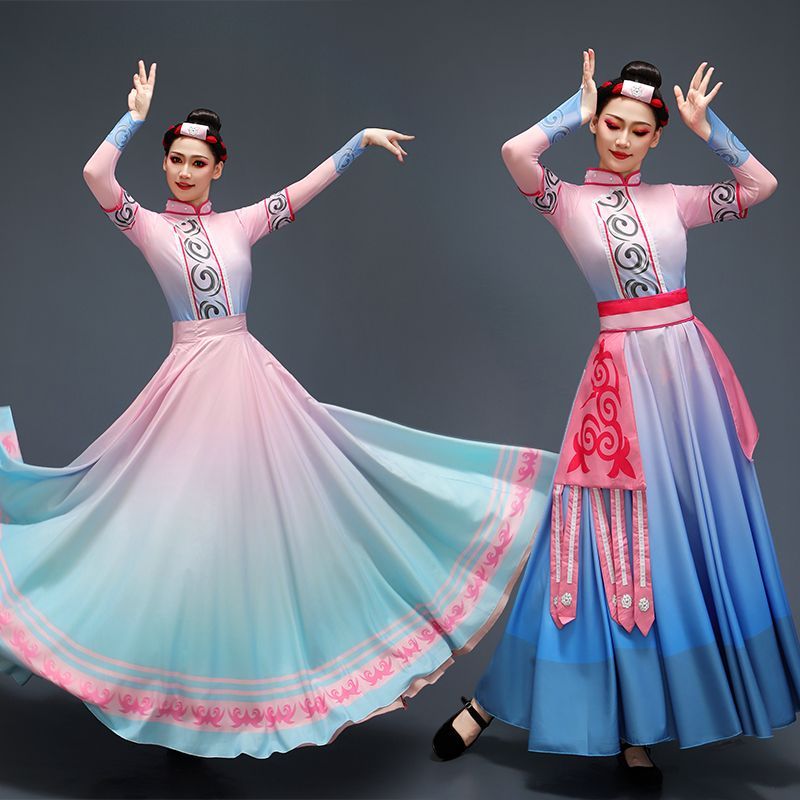 五彩彝裳彝族舞蹈演出服