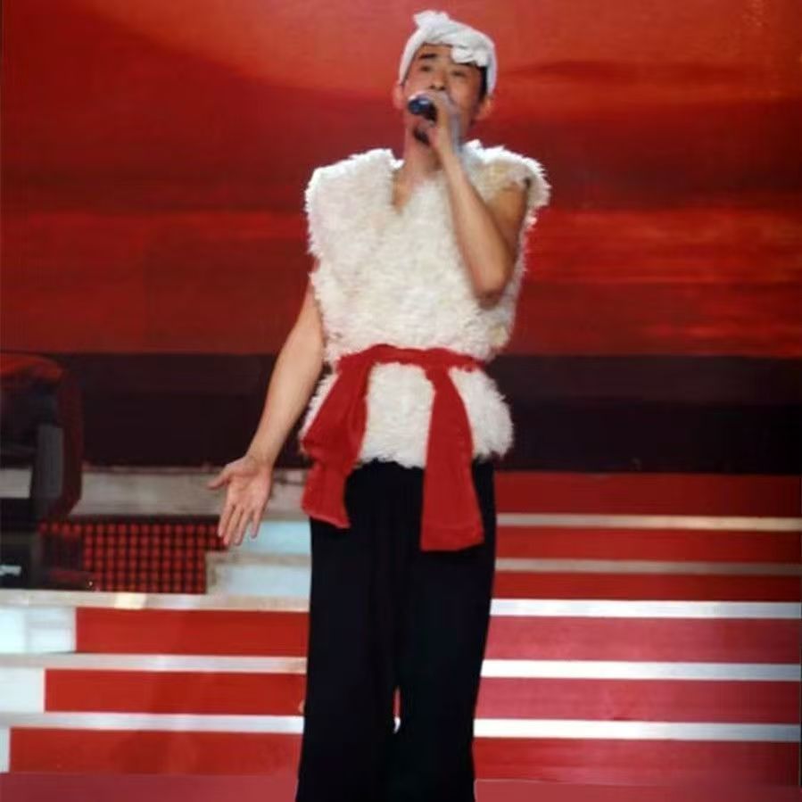 陕北民族服装男百姓服农