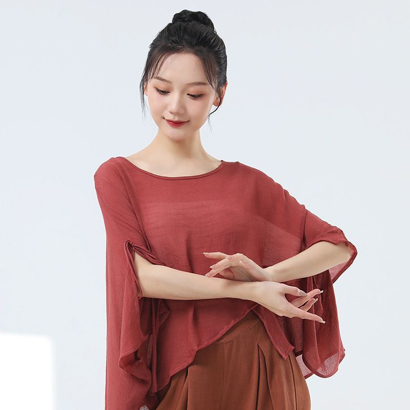 古典舞演出服女宽松大码