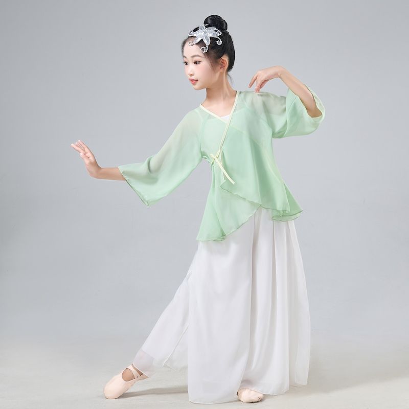 儿童古典舞蹈服练功飘逸
