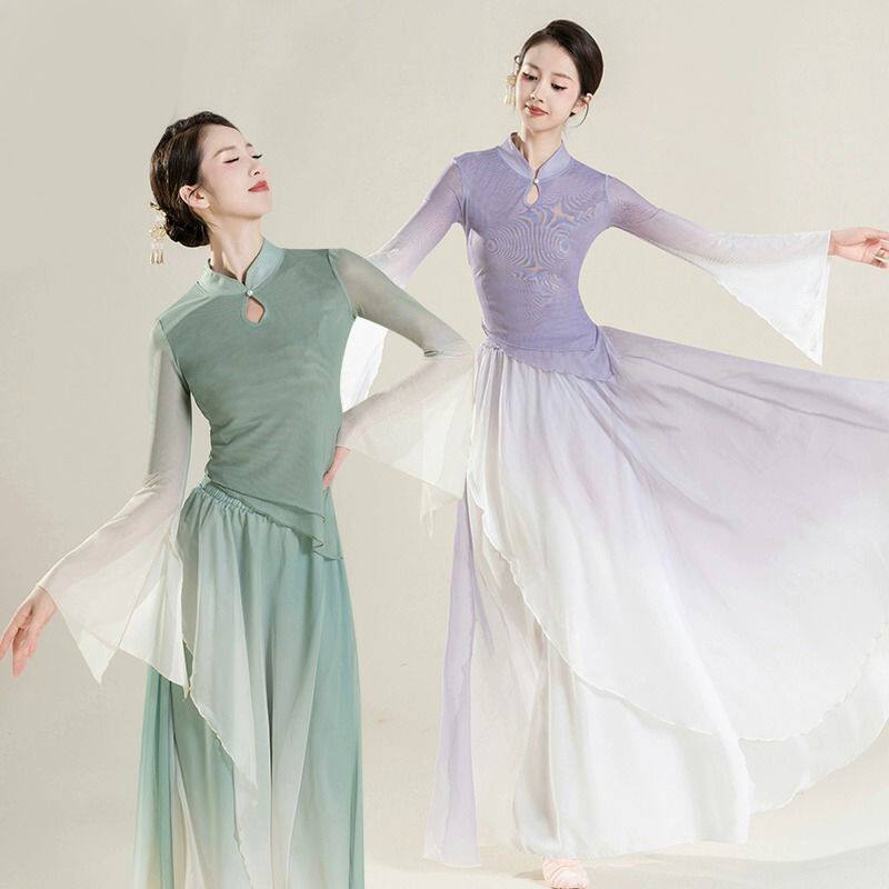 古典舞蹈服女身韵纱衣飘
