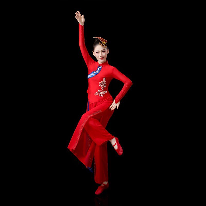 秧歌服演出服女新款中国