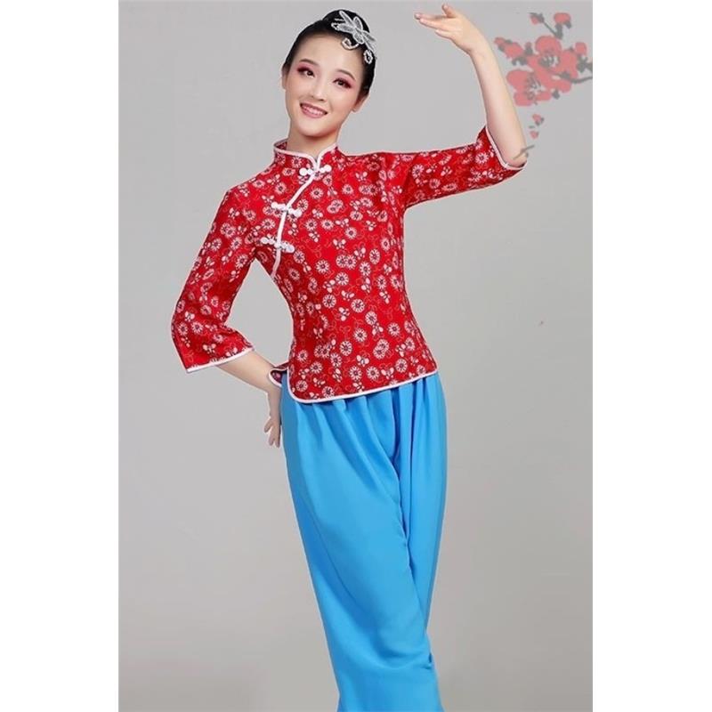秧歌服演出服女陕北新款