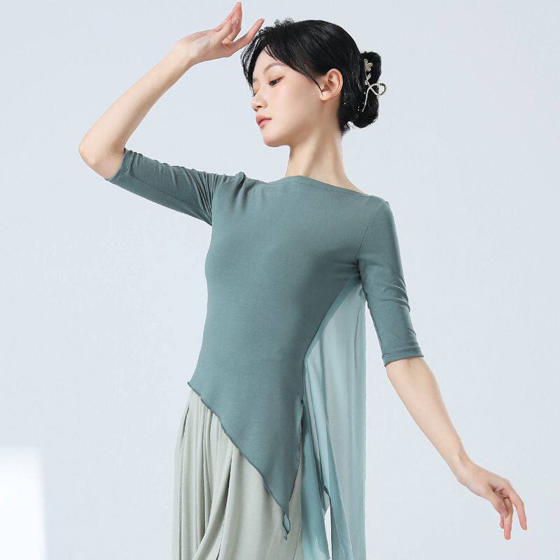 现代舞蹈服练功服女秋季