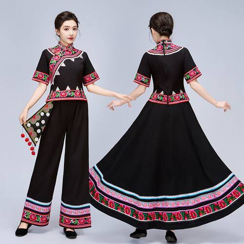 新款彝族服装女少数民族