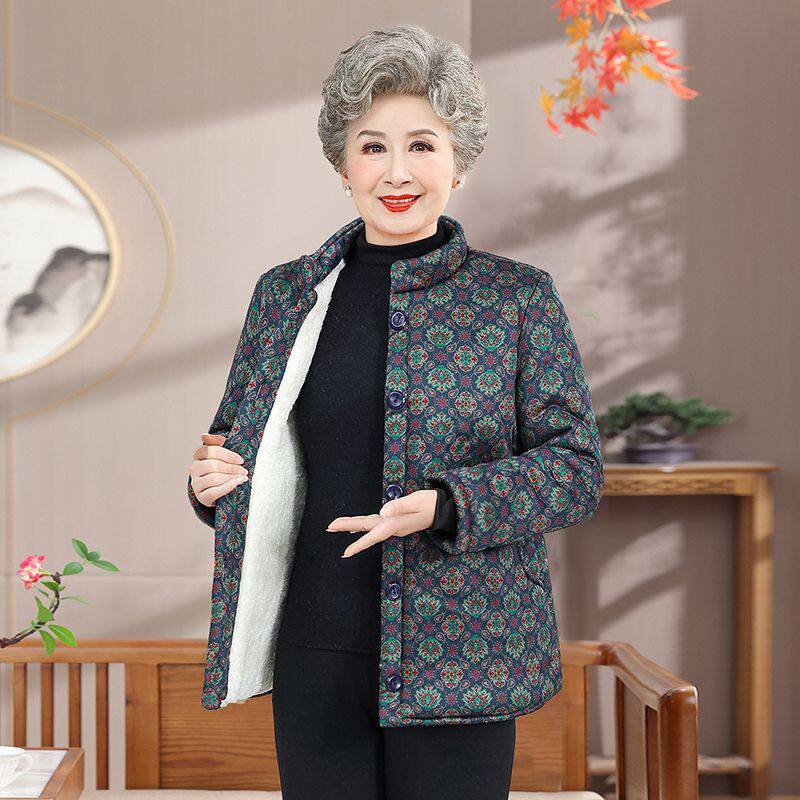 奶奶冬装外套中老年人女