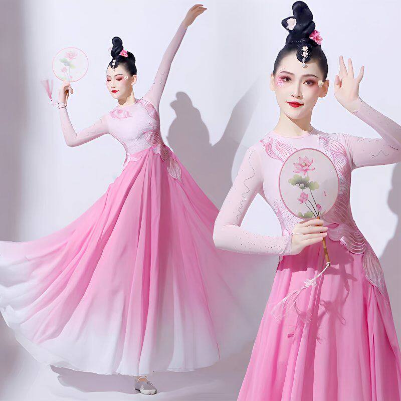 芙蕖古典舞蹈服合唱伴女