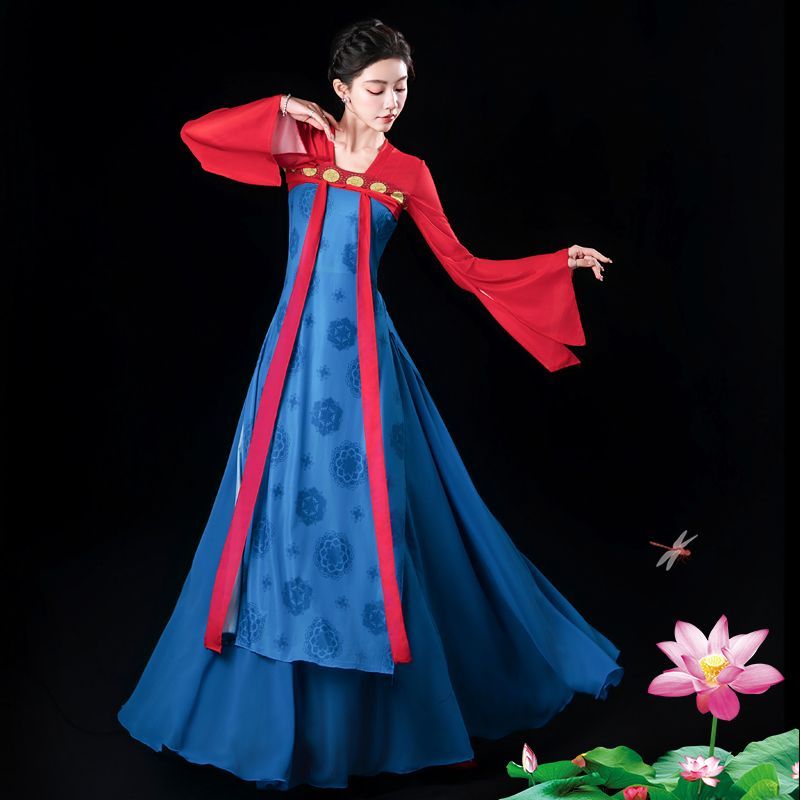 古典舞蹈服装汉唐中国齐