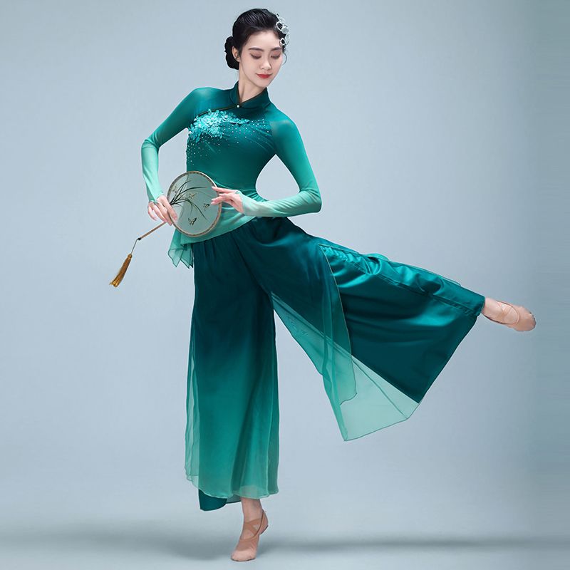 新款胶州秧歌舞蹈服古典