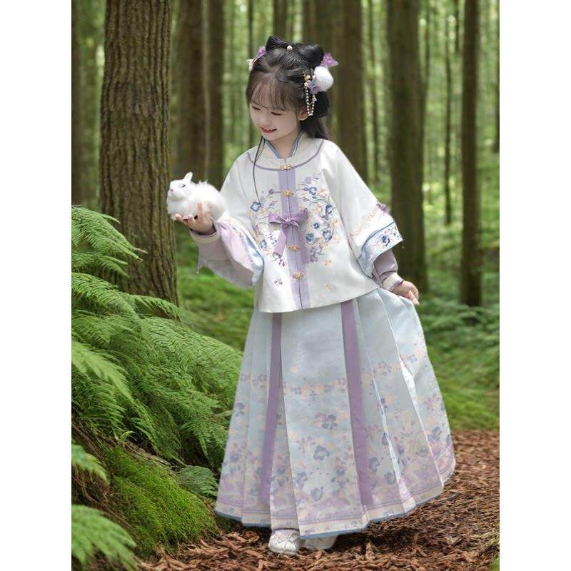 女童汉服2024超仙马面套