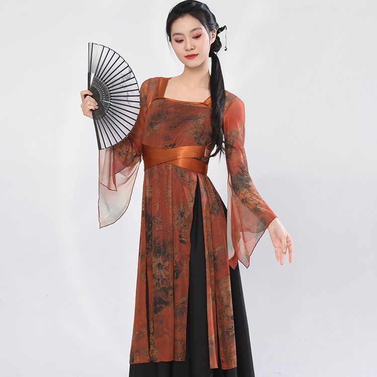 古典舞演出服中国风复古