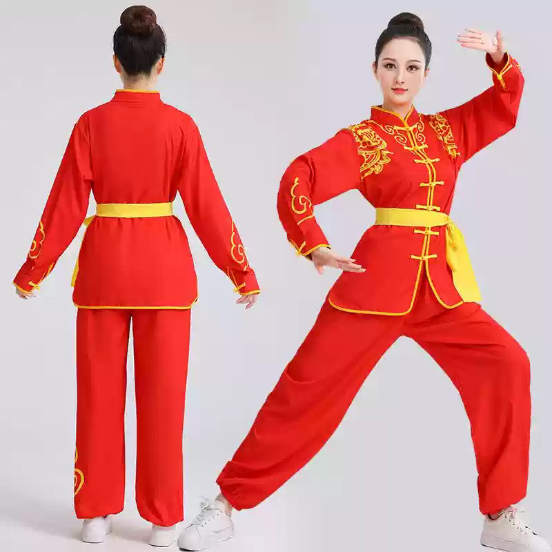 新款武术演出服成人款男