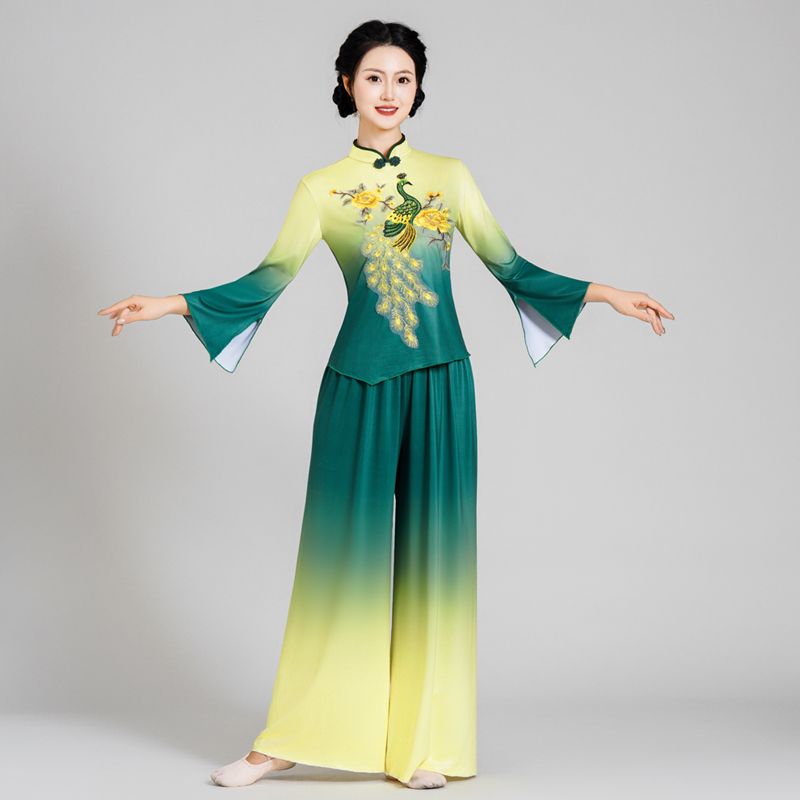 新款广场舞演出服中国风