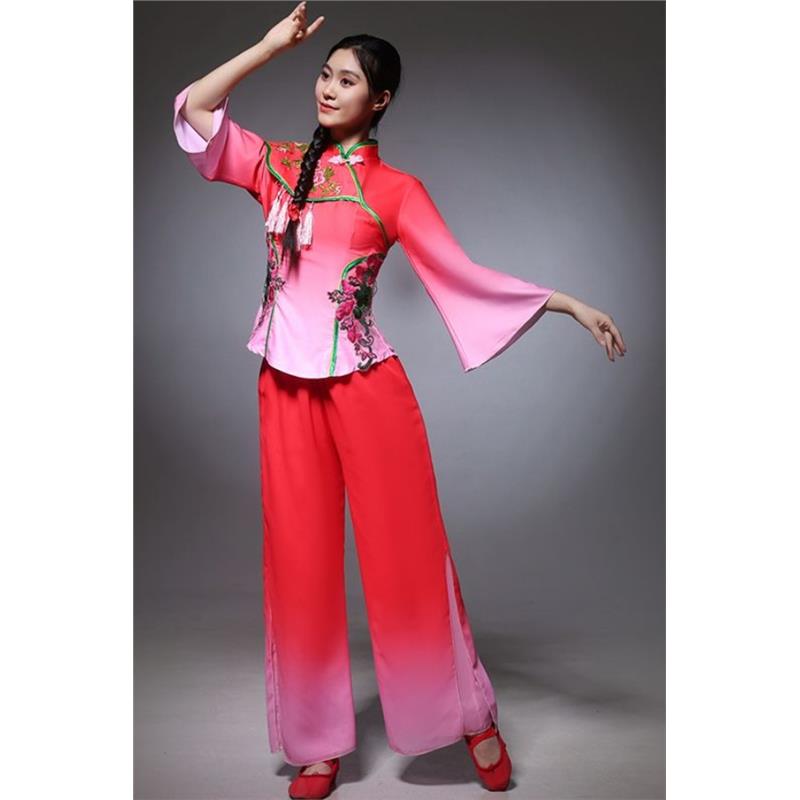 秧歌陕北新款服装古典舞