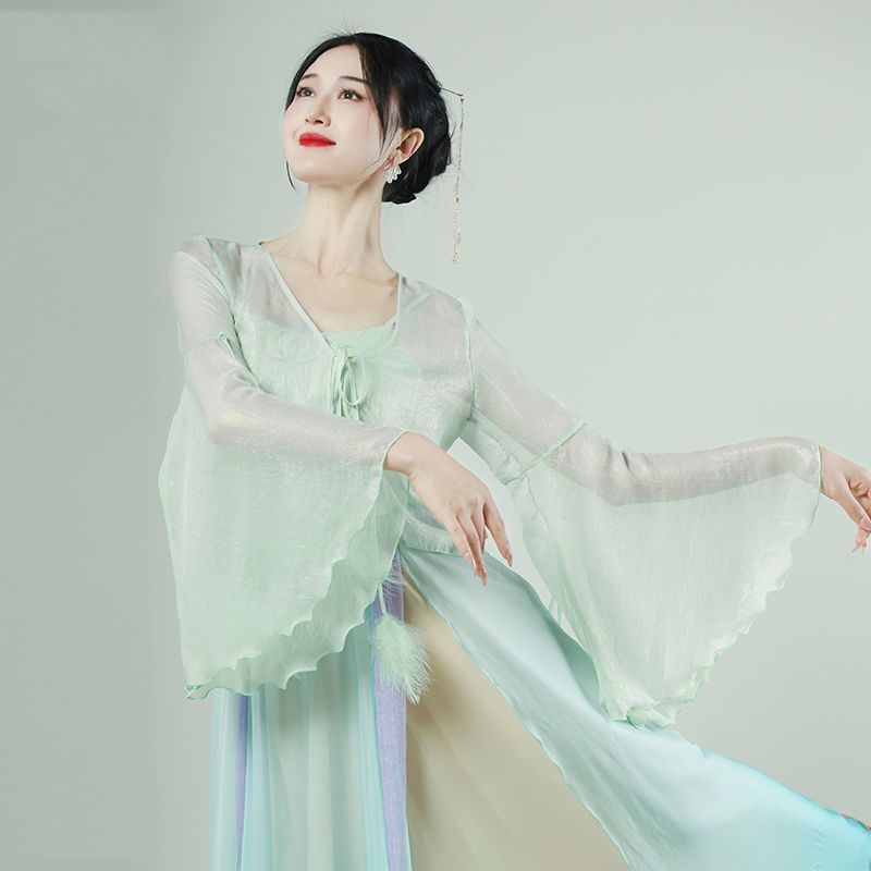古典舞蹈服女仙气飘逸民