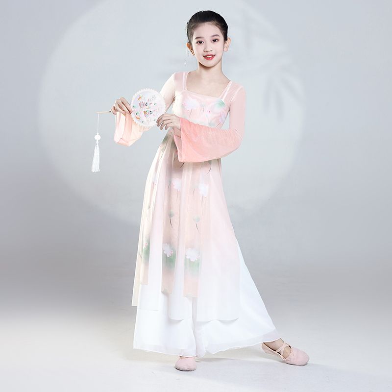 儿童古典舞演出服渐变身
