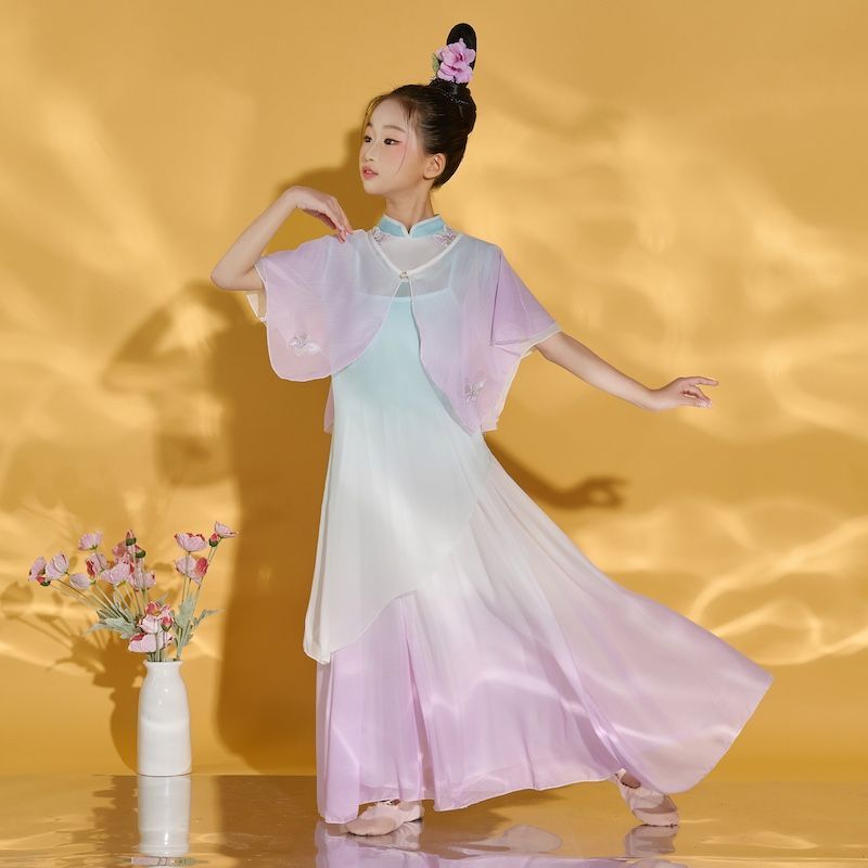 儿童古典舞蹈演出服纱衣