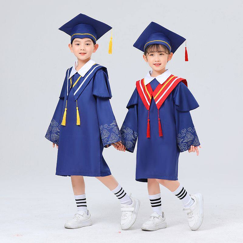 新款儿童博士服幼儿园学