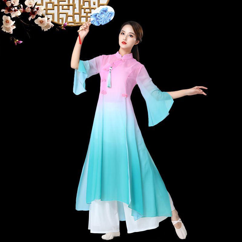 新款古典舞蹈演出服扇子