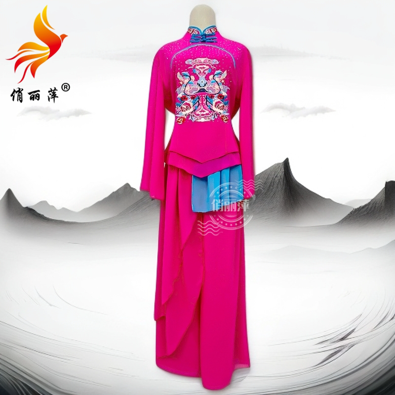 陕北大秧歌服装高档古典