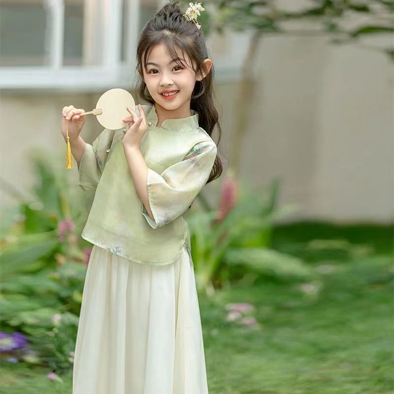 六一儿童汉服新中式女大